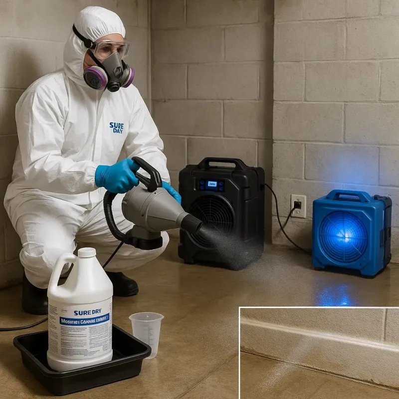 Sanitization and Odor Removal process in Rochelle Park, NJ